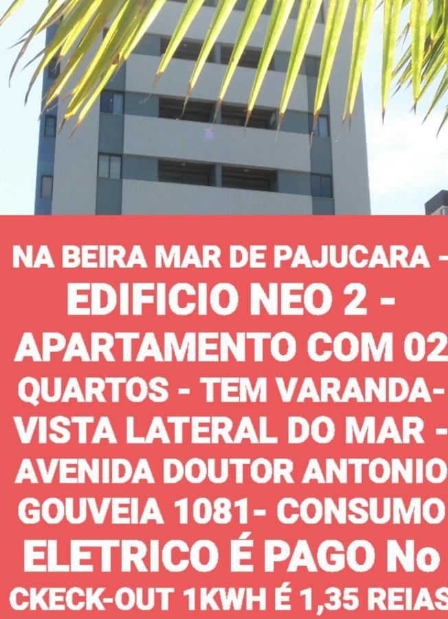 Na Beira Mar De Pajucara - Edificio Neo 2 - Apartamento Com 02 Quartos - Tem Varanda- Vista Lateral Do Mar - Avenida Doutor Antonio Gouveia 1081- Consumo Eletrico E Pago No Ckeck-Out 1Kwh E 1,35 Reias Maceio  Bagian luar foto